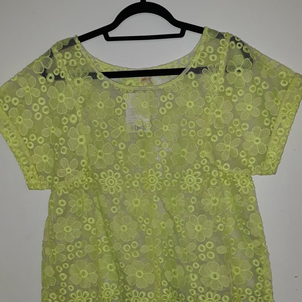 Anthropologie Meadow Rue Lace Blouse